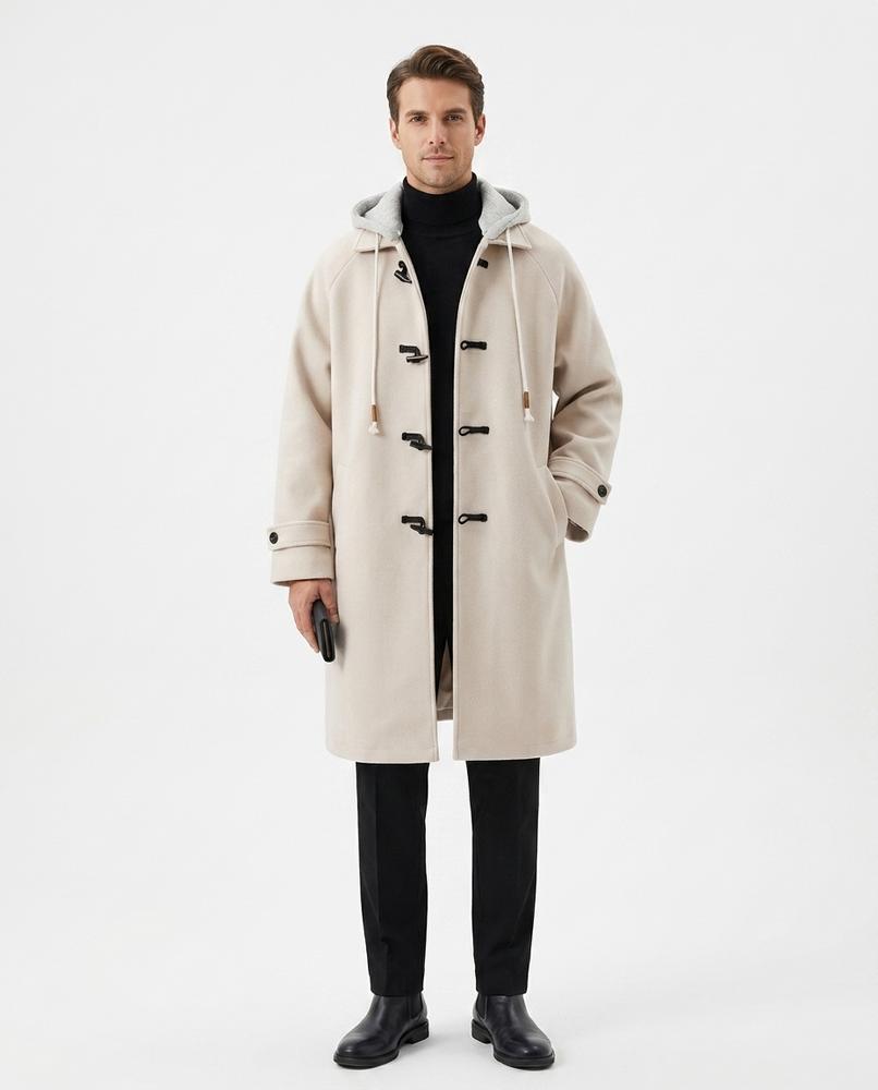 Ulla Fashion - Vamor | Kapuzen Knebelverschluss Mantel Herren