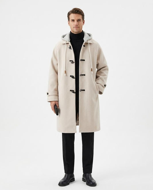 Ulla Fashion - Vamor | Kapuzen Knebelverschluss Mantel Herren