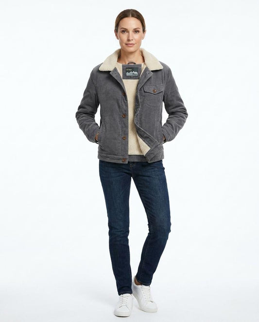 Ulla Fashion - Arrev | Gefüttert Gerippt Jacke Herren