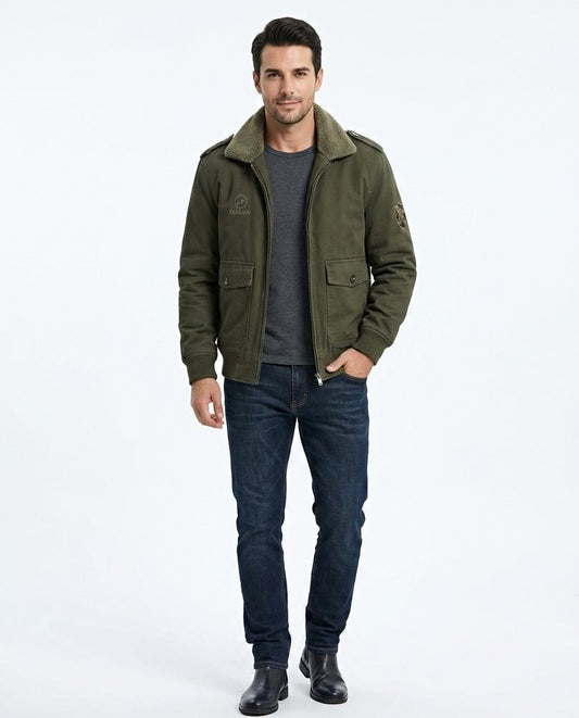 Ulla Fashion - Altir | Gefüttert Teddykragen Jacke Herren