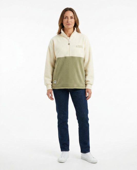Ulla Fashion - Nolom | Zweifarbiger Hochschließender Pullover Unisex