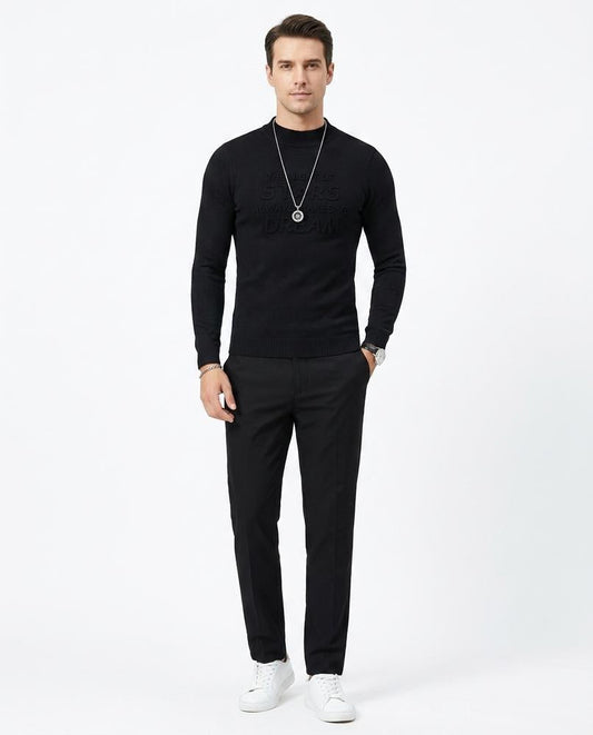 Ulla Fashion - Karel | Körperbetont Strukturiert Pullover Herren
