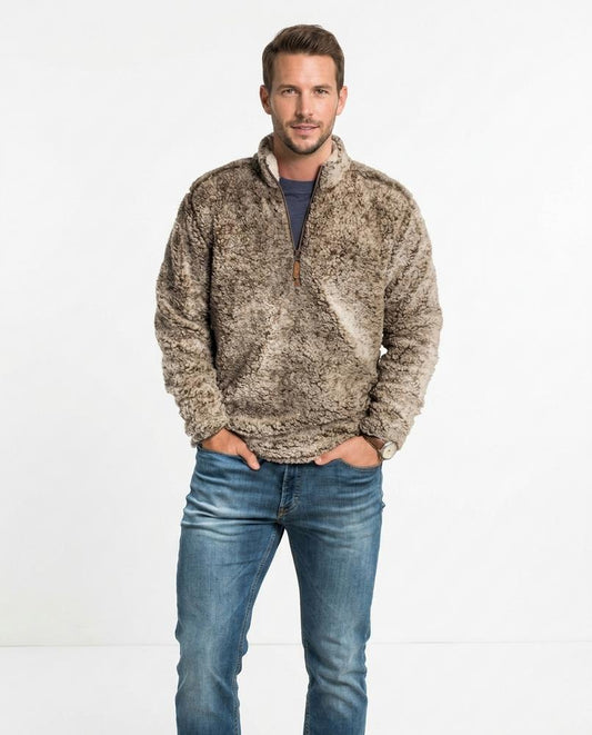 Ulla Fashion - Lazan | Hochflorig Strukturiert Pullover Herren