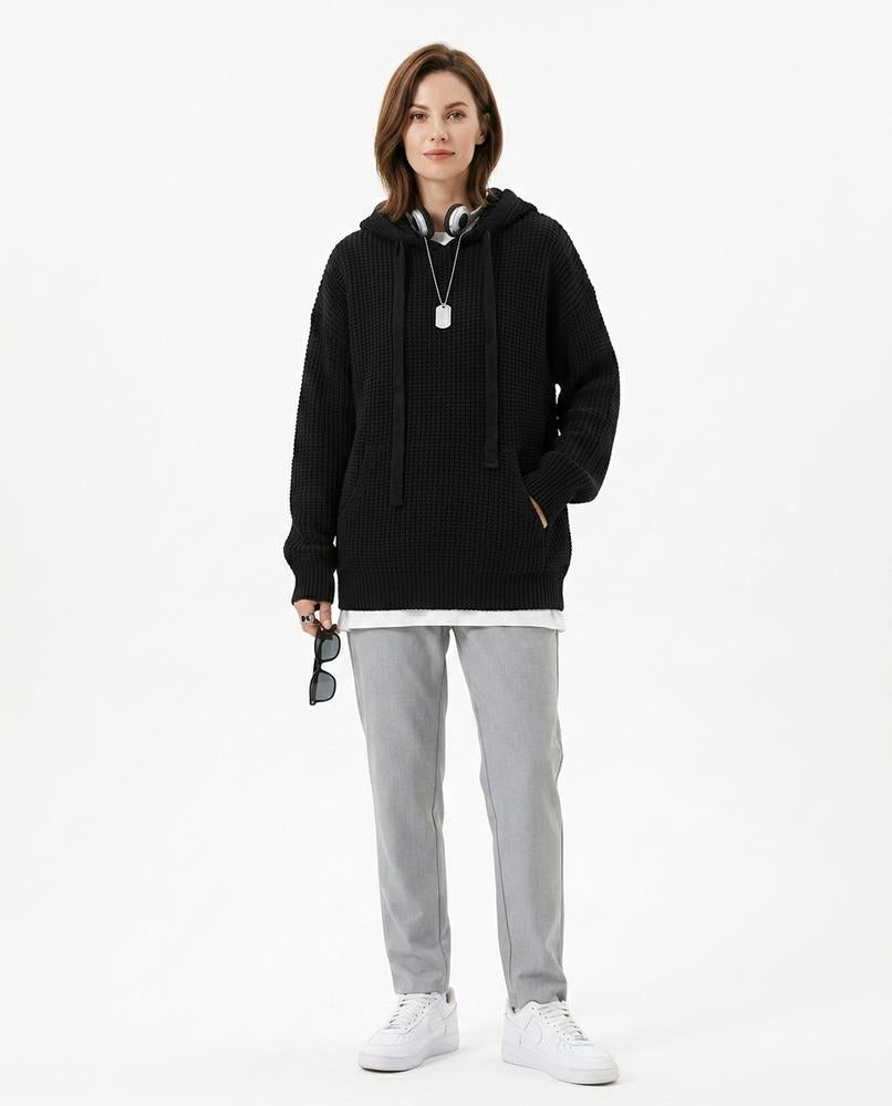 Ulla Fashion - Lysin | Strukturiert Weit Hoodie Unisex