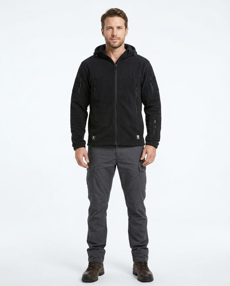 Ulla Fashion - Elvan | Reißverschluss Fleece Jacke Herren