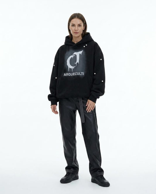 Ulla Fashion - Zelan | Verzierter Bedruckter Hoodie Unisex
