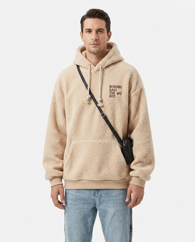 Ulla Fashion - Alsan | Flauschiger Bestickter Hoodie Unisex