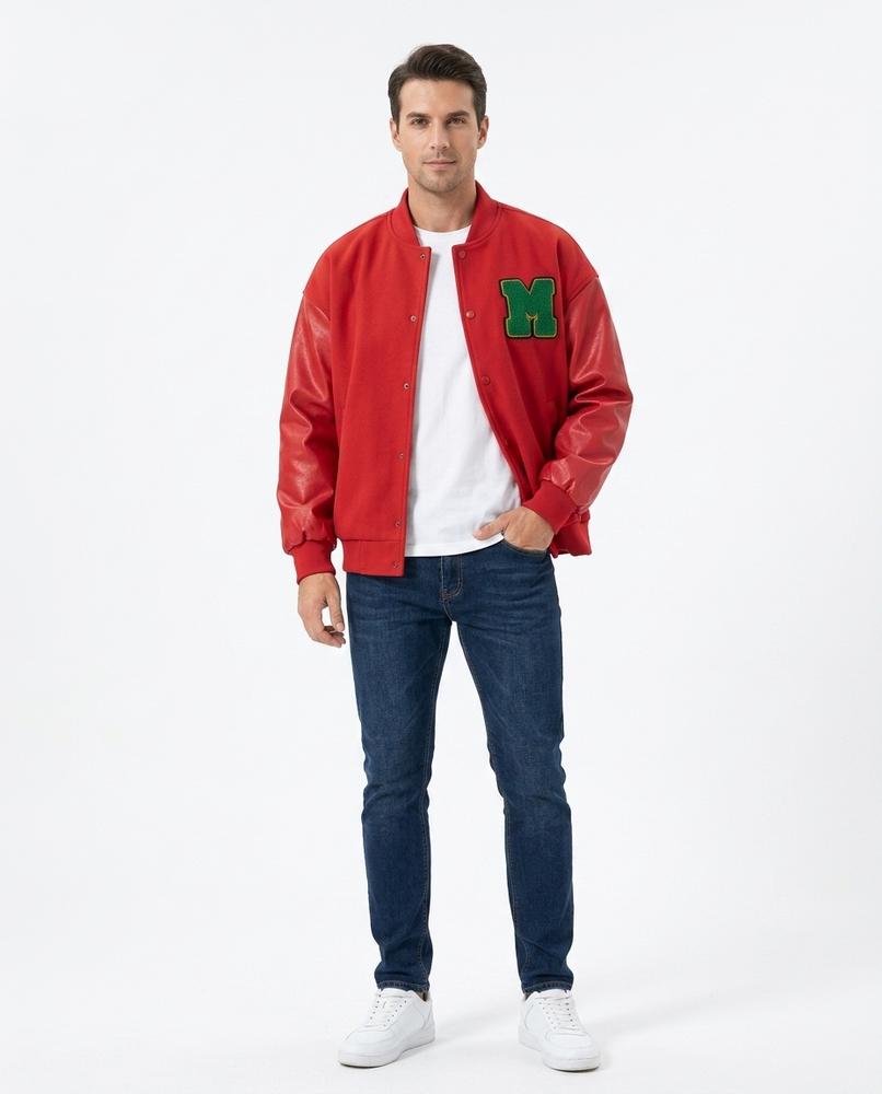 Ulla Fashion - Elver | Gefüttert Kontrastärmelig Jacke Unisex