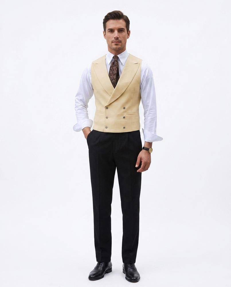 Ulla Fashion - Zesen | Zweireihig Mit Revers Weste Herren