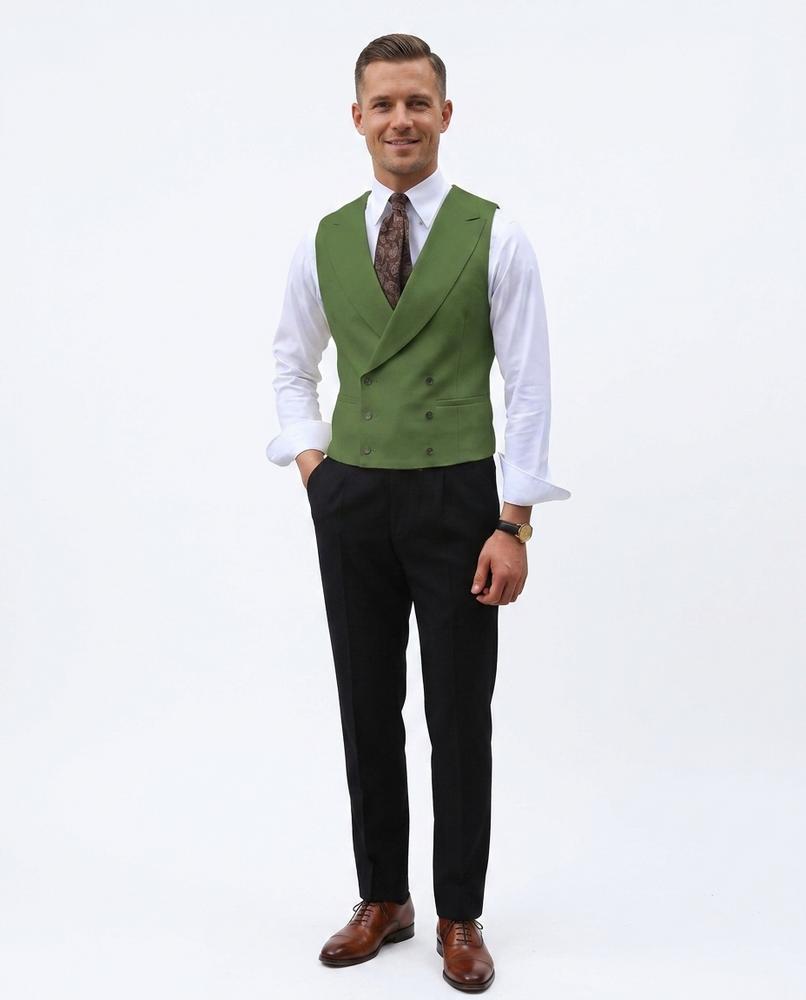 Ulla Fashion - Zesen | Zweireihig Mit Revers Weste Herren