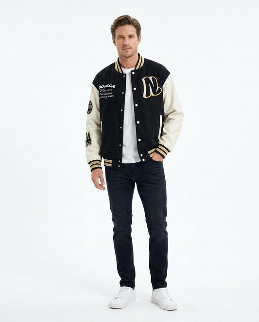 Ulla Fashion - Ramon | Geknöpft Bestickt Jacke Herren