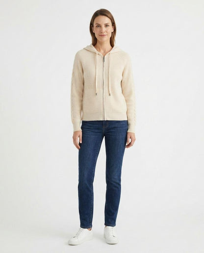 Ulla Fashion - Miven | Gerippter Feingestrickter Hoodie Unisex