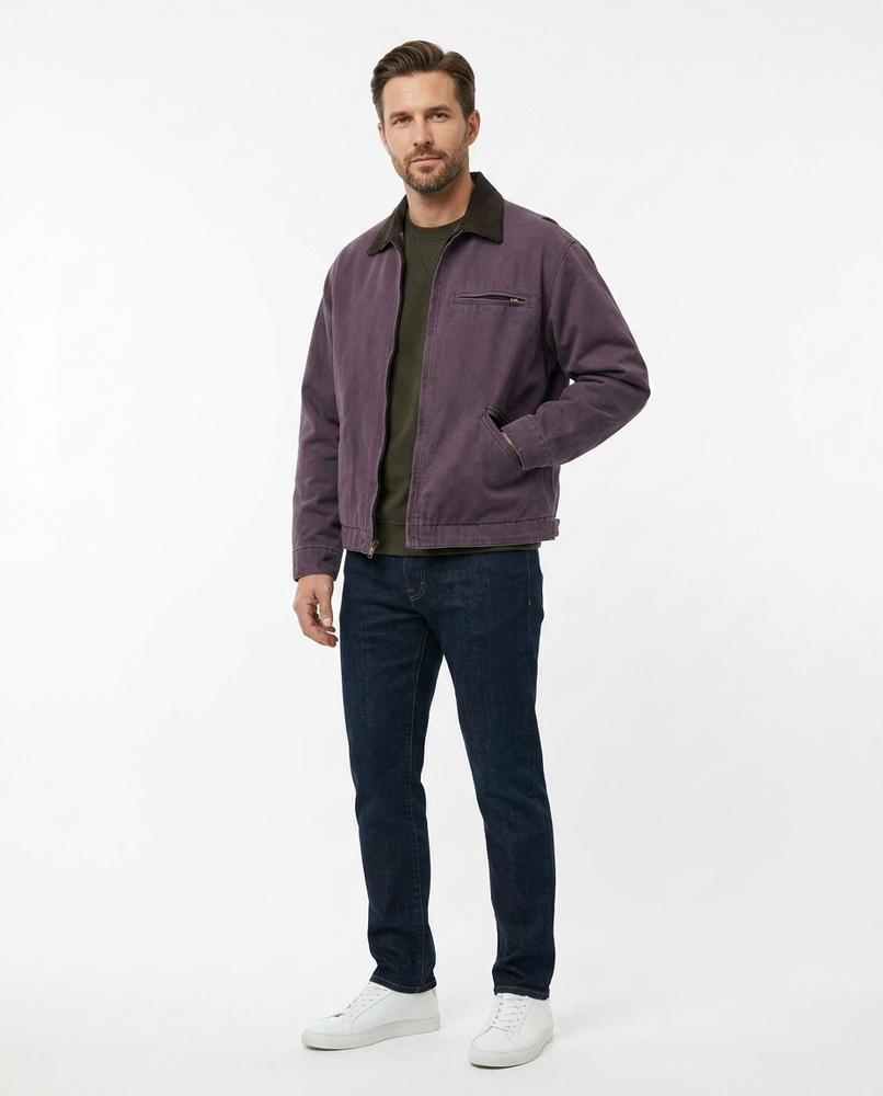 Ulla Fashion - Vivar | Reißverschluss Kontrastkragen Jacke Herren
