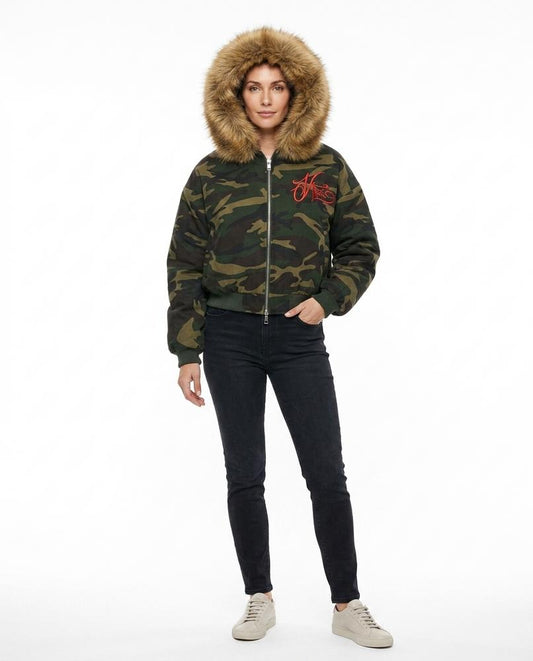 Ulla Fashion - Talar | Gecamouflaget Gefüttert Jacke Unisex