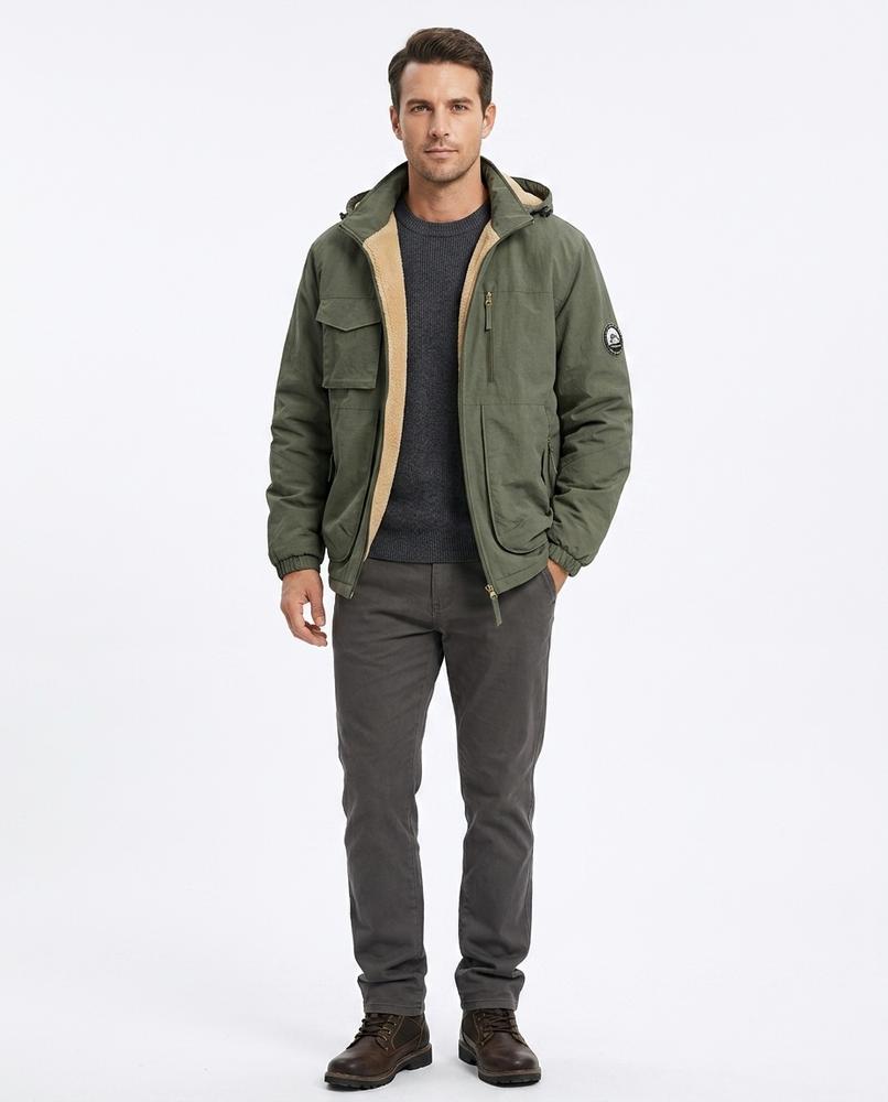 Ulla Fashion - Velor | Gefüttert Funktional Jacke Herren