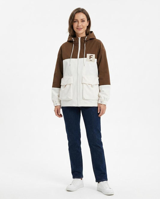Ulla Fashion - Lesel | Zweifarbige Gefütterte Jacke Unisex