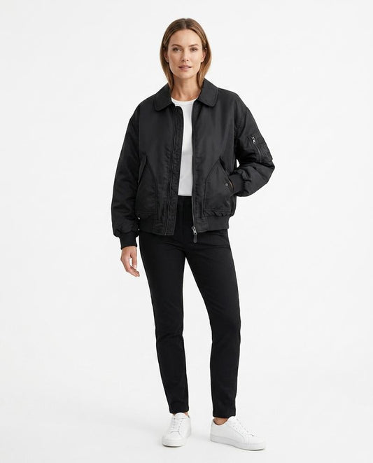 Ulla Fashion - Minal | Gefütterte Weit Geschnittene Jacke Unisex