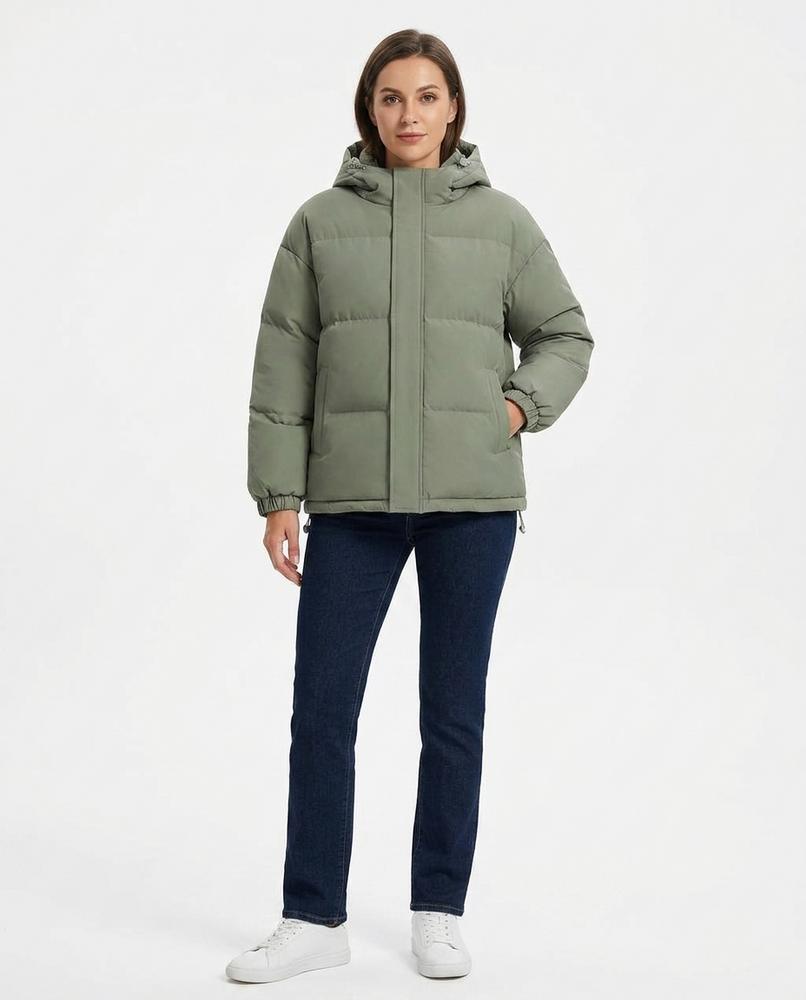 Ulla Fashion - Ellev | Wattiert Gefüttert Jacke Unisex