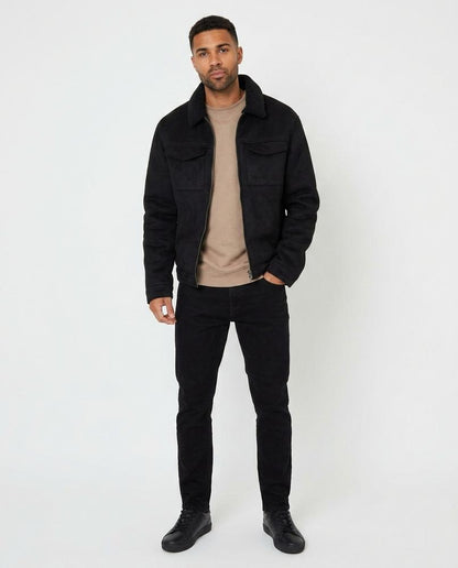 Ulla Fashion - Milin | Gefütterte Veloursartige Jacke Herren