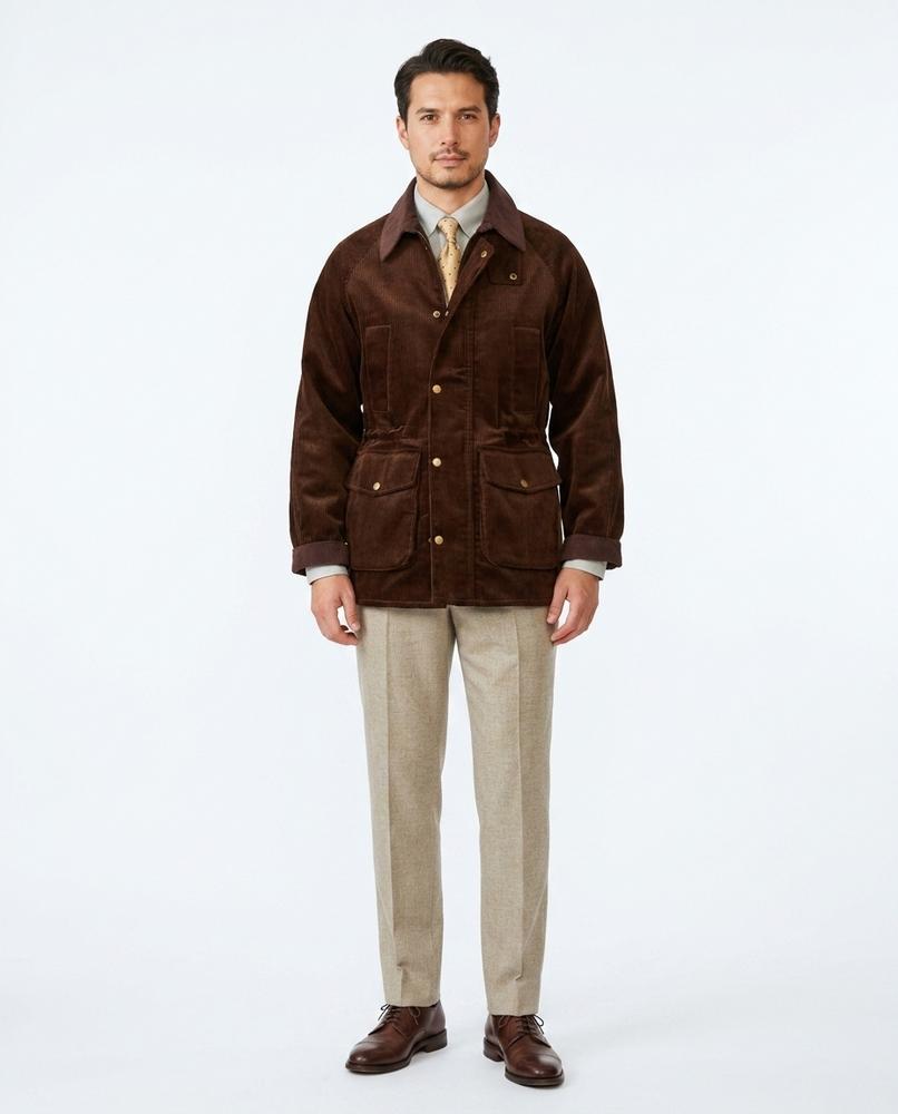 Ulla Fashion - Yifit | Gerippt Kontrastfarben Jacke Herren