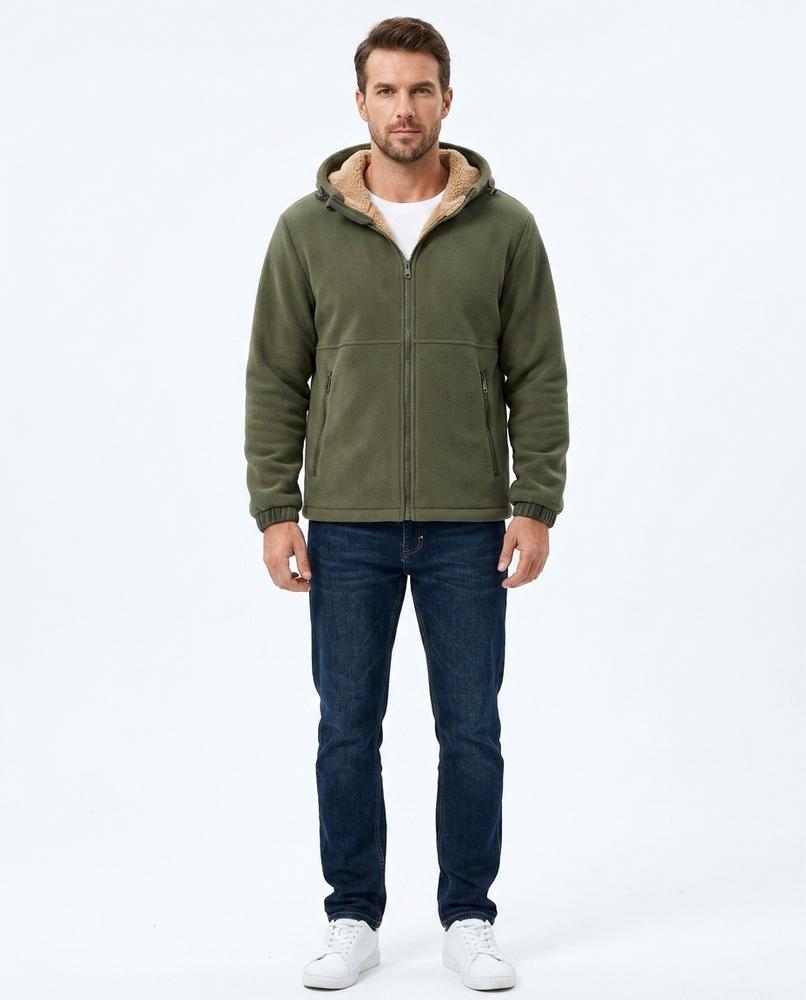 Ulla Fashion - Domer | Gefütterte Fleece Jacke Herren
