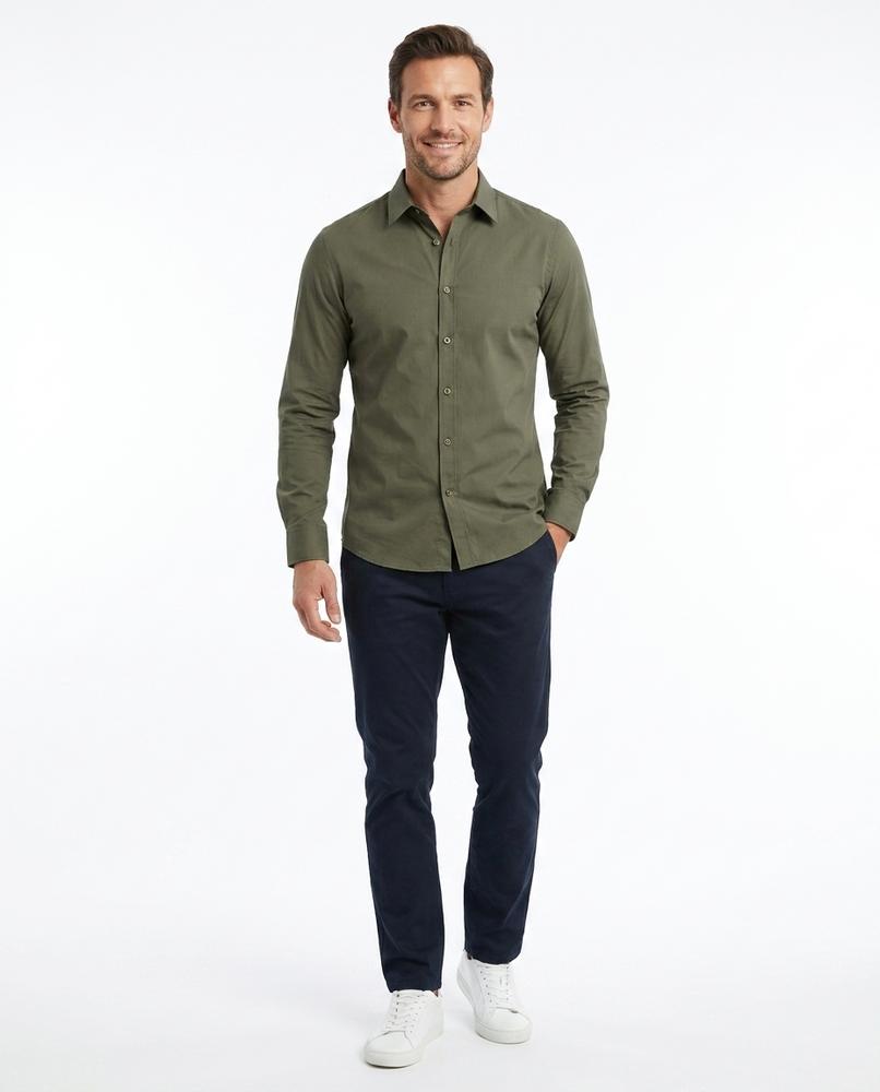 Ulla Fashion - Dinod | Tailliertes Langarm Hemd Herren