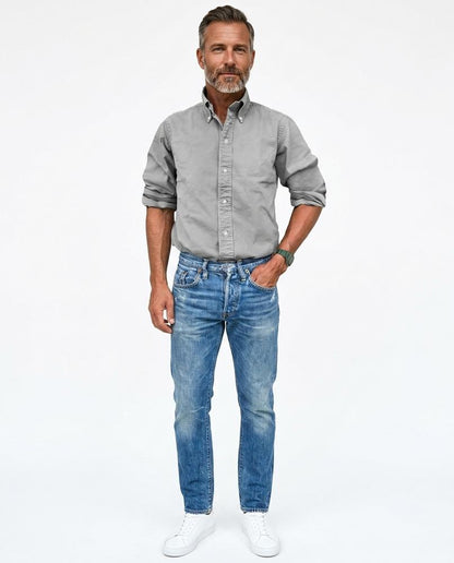 Ulla Fashion - Tovas | Langärmliges Baumwoll Hemd Herren