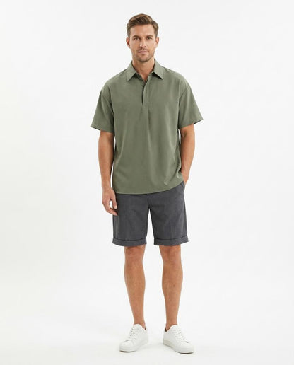 Ulla Fashion - Vepum | Kurzärmliges Locker Geschnittenes Hemd Unisex