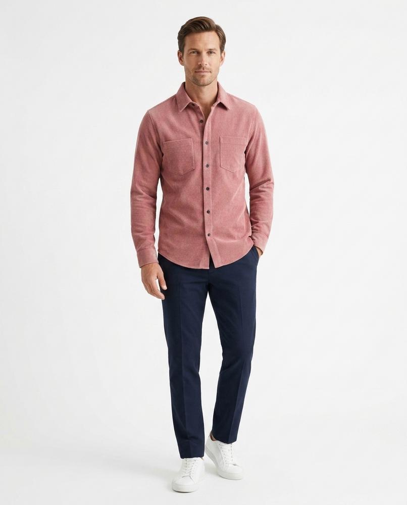 Ulla Fashion - Yolum | Langärmliges Cord Hemd Herren