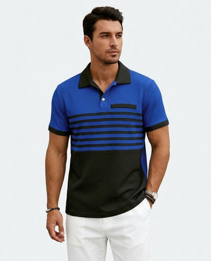 Ulla Fashion - Zimim | Strukturiertes Gestreiftes Shirt Herren