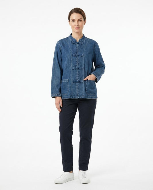 Ulla Fashion - Aibol | Knebelverschluss Jeans Jacke Unisex