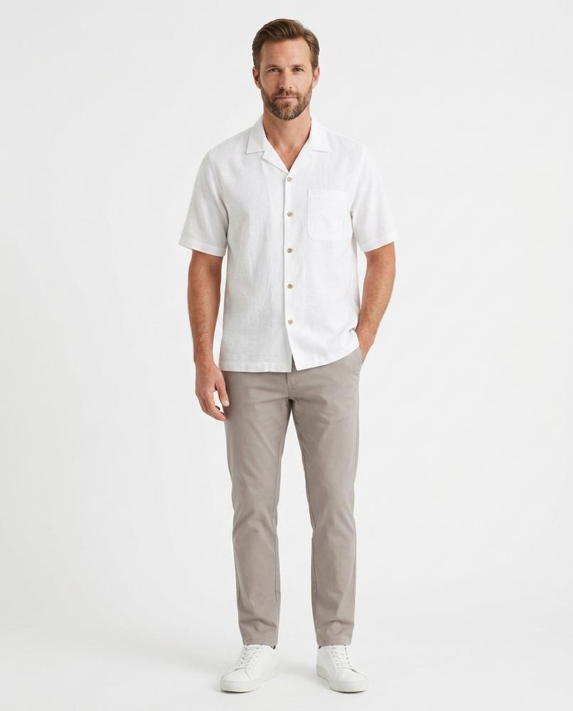 Ulla Fashion - Moher | Kurzärmliges Revers Hemd Herren