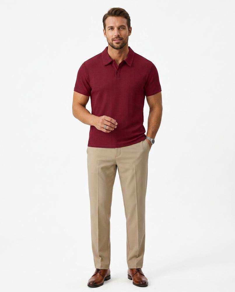 Ulla Fashion - Zigak | Strukturiert Kurzärmlig Shirt Herren