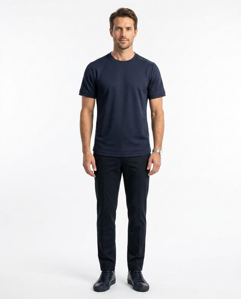 Ulla Fashion - Vativ | Stichhemmend Kurzärmlig Shirt Herren