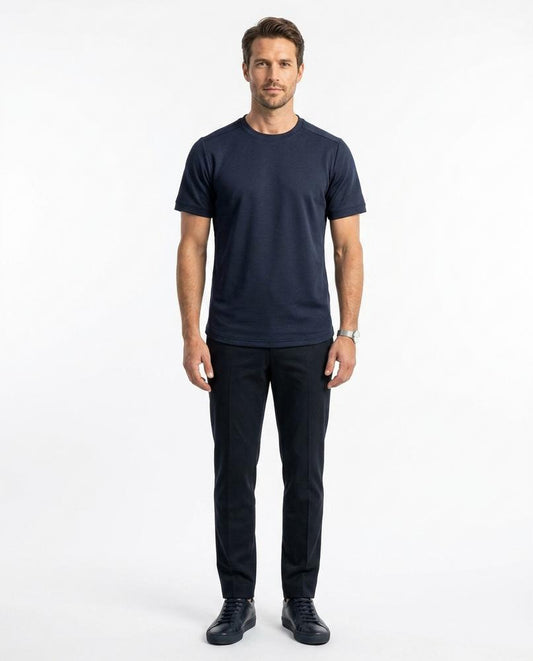 Ulla Fashion - Vativ | Stichhemmend Kurzärmlig Shirt Herren