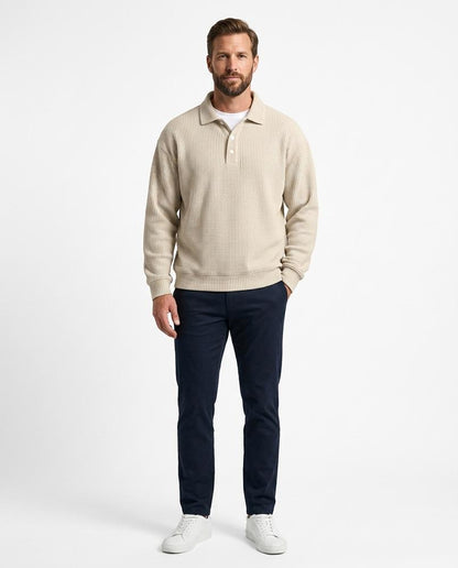 Ulla Fashion - Aegad | Strukturiert Langärmlig Pullover Herren