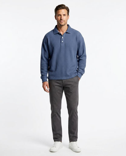 Ulla Fashion - Aegad | Strukturiert Langärmlig Pullover Herren