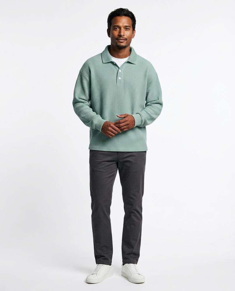Ulla Fashion - Aegad | Strukturiert Langärmlig Pullover Herren