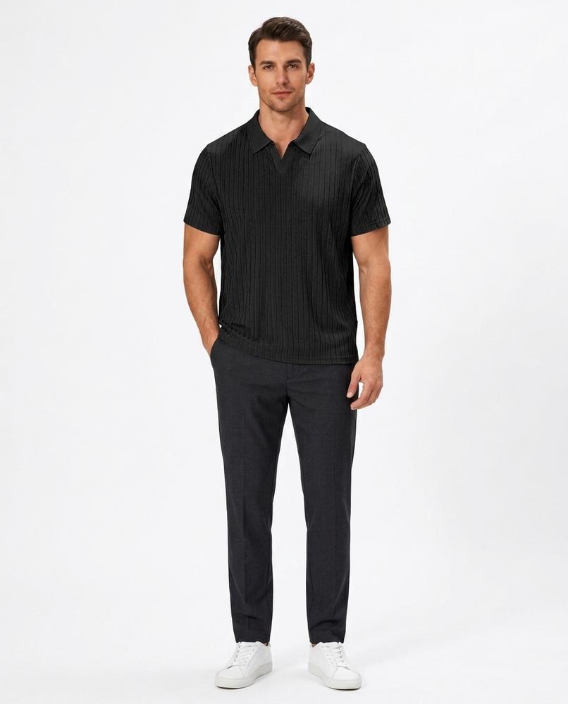 Ulla Fashion - Nases | Geripptes Kurzärmliges Shirt Herren
