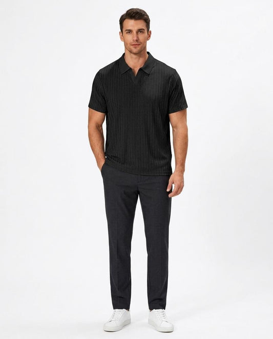 Ulla Fashion - Nases | Geripptes Kurzärmliges Shirt Herren