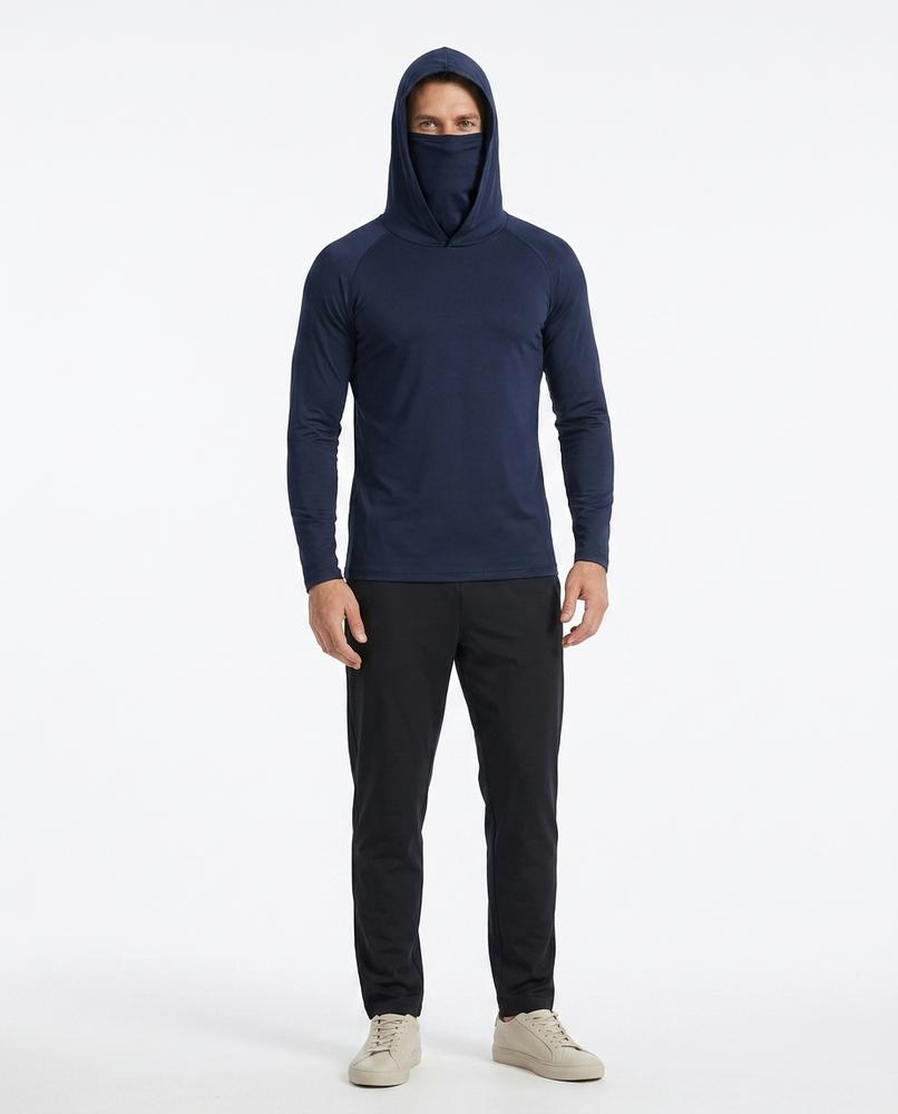 Ulla Fashion - Suhuk | Langärmliger Figurbetonter Hoodie Herren