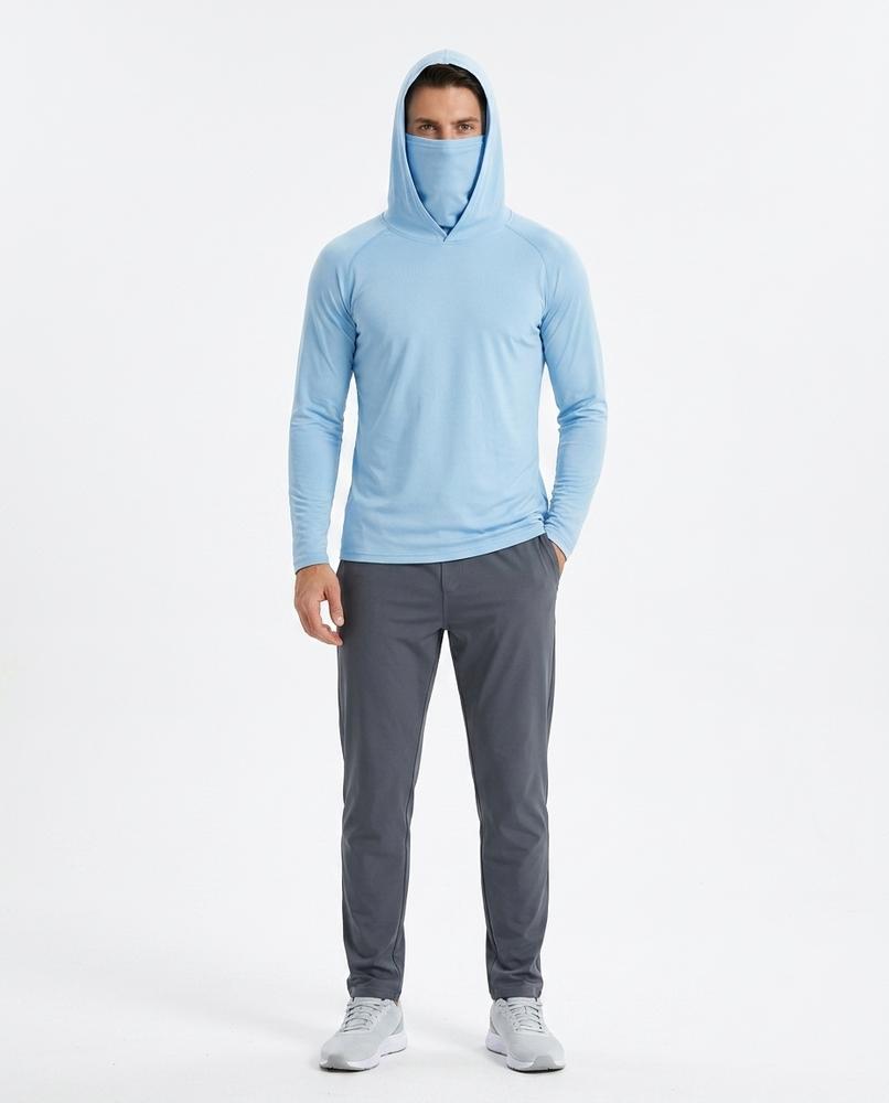 Ulla Fashion - Suhuk | Langärmliger Figurbetonter Hoodie Herren